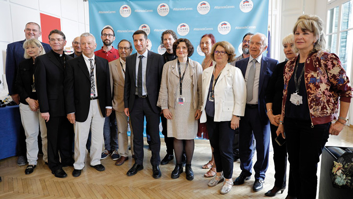 David Lisnard, Maire de Cannes reçoit le Jury œcuménique