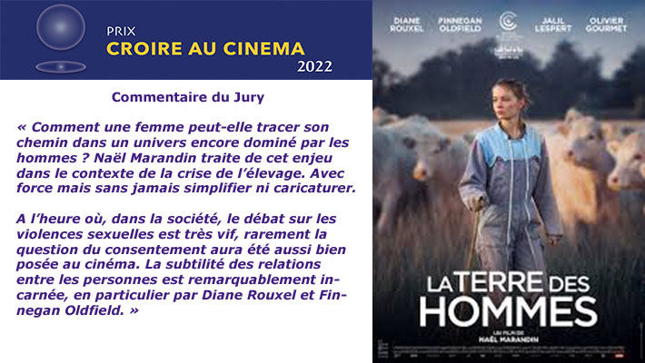 Prix Croire au Cinéma 2022 pour LA TERRE DES HOMMES, de Naël Marandin