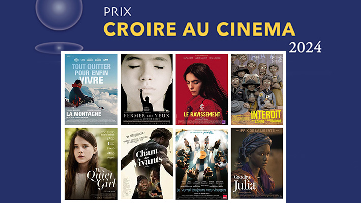 Les nominations pour le PRIX CROIRE AU CINEMA 2024