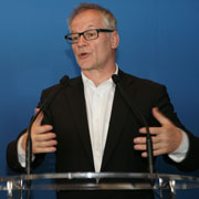Thierry Fremeaux lors de la remise du Prix 2013